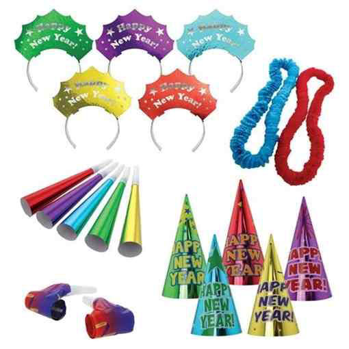 Picture of HAPPY NEW YEAR LETS PARTY KIT 25PCS